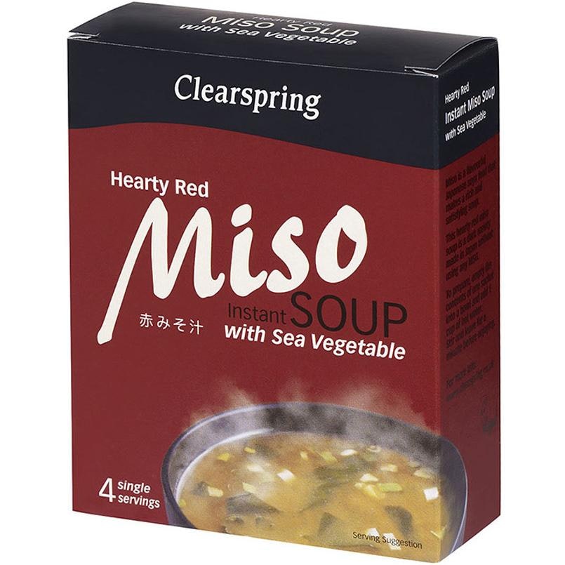 Clearspring Instant Miso Hearty Red 4-p Clearspring