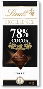 Lindt Excellence Mörk Chokladkaka 78% 100g Lindt