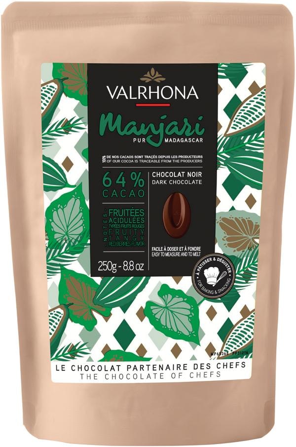 Valrhona Chokladknappar Manjari 64% Valrhona
