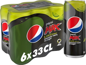 Pepsi Max Lime 6x33cl