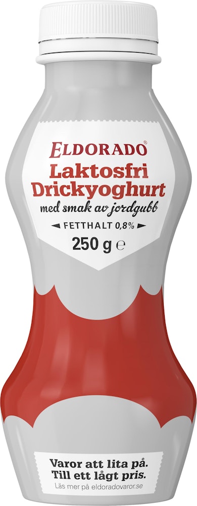 Eldorado Drickyoghurt Jordgubb Laktosfri 0,8% 250g Eldorado