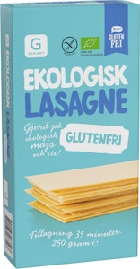 Garant Eko Lasagne Glutenfri 250g Garant Eko