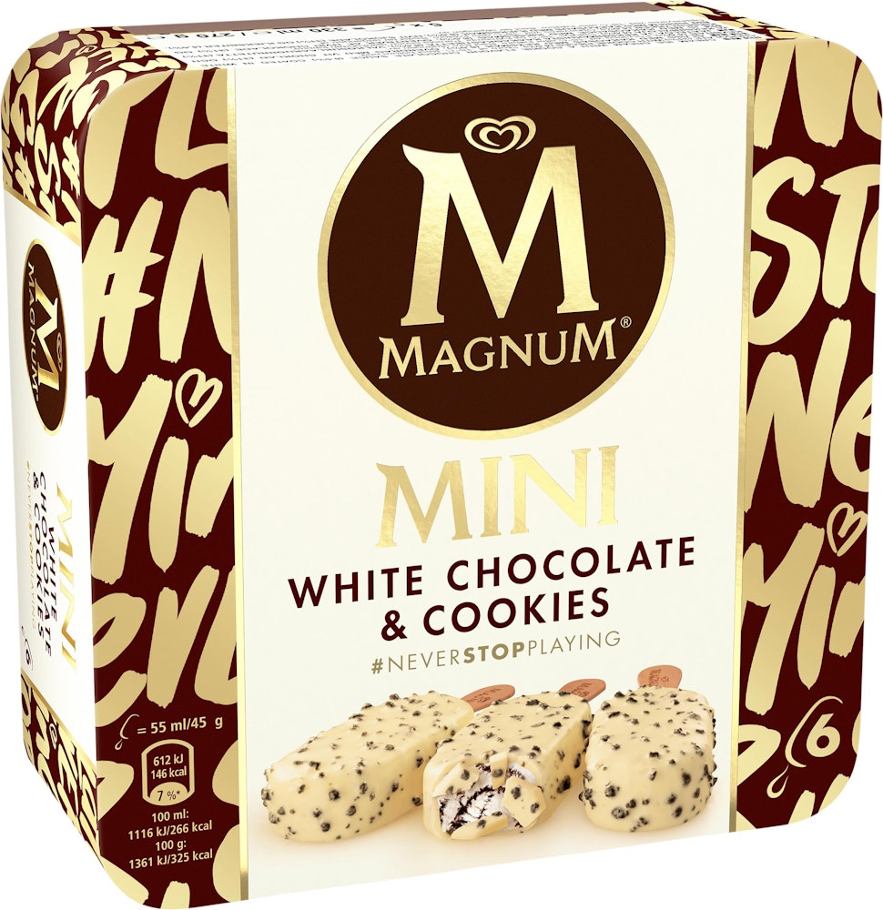 Magnum White Chocolate & Cookies 6x Magnum