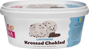Gräddglass Chokladkross Laktosfri 0,