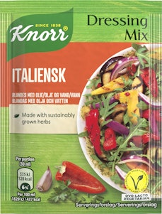 Knorr Dressingmix Italiensk 3x9g Knorr