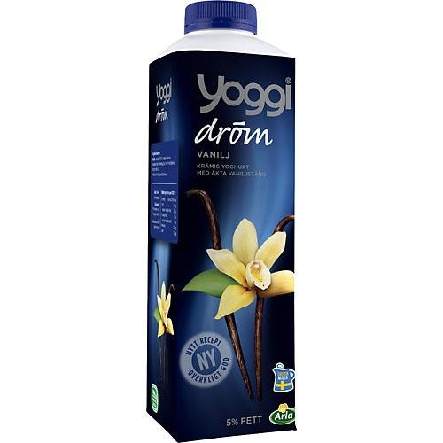 Yoggi Yoghurt Dröm Vanilj 5,4% Yoggi