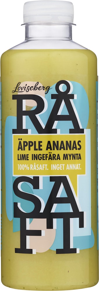 Loviseberg Råsaft Råsaft Äpple, Ananas, Lime, Ingefära & Mynta Loviseberg Råsaft