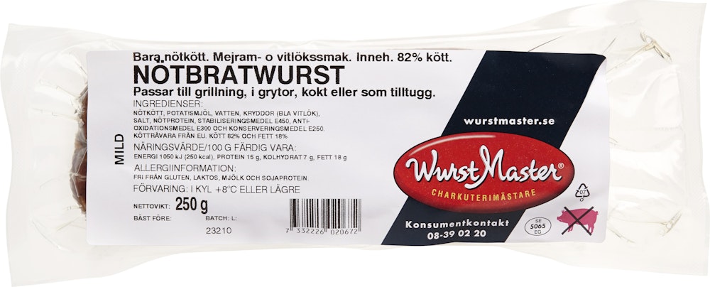 Wurstmaster Nötbratwurst Wurstmaster