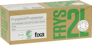 Fixa Fryspåsar Sockerrör 2L 40-p Fixa