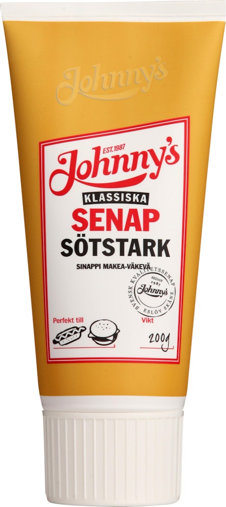 Johnnys Söt-Stark Senap 200g Johnnys