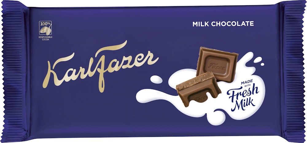 Fazer Konfektyr Chokladkaka Mjölkchoklad 145g Fazer