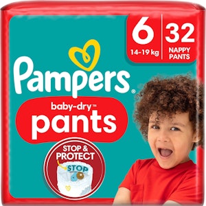 Pampers Byxblöja Baby Dry S6 15+kg 32-p Pampers