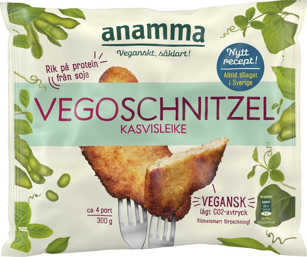 Anamma Vegoschnitzel Fryst Anamma