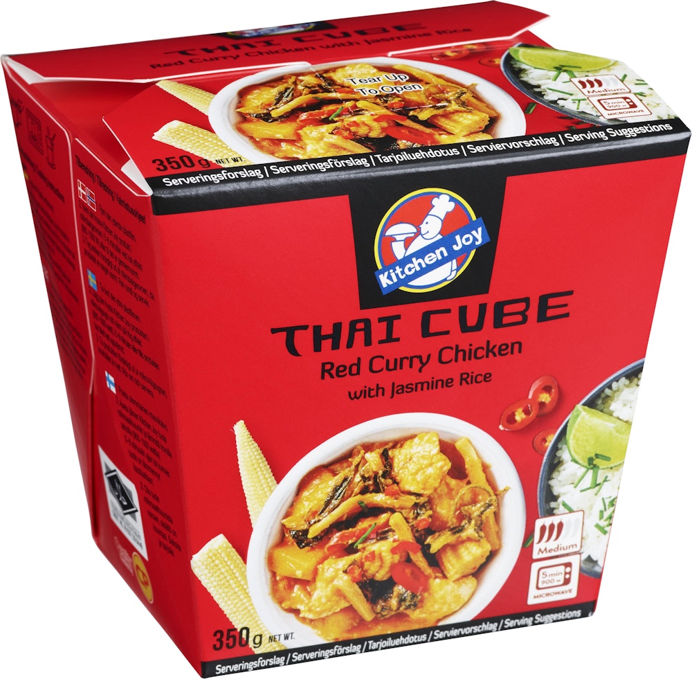 Thai Cube Red Curry Fryst Thai Cube