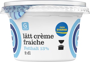 Garant Crème Fraiche Lätt 13% 2dl Garant