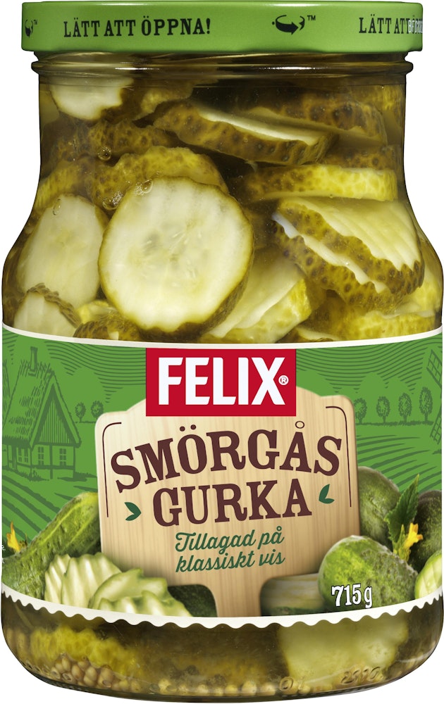 Felix Smörgåsgurka Skivad Felix
