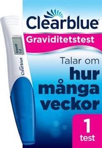 Clearblue Digital graviditetstest med veckoindikator, Graviditetstest, 1 st
