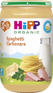 Hipp Barnmat Spaghetti Carbonara 12M EKO 250g Hipp