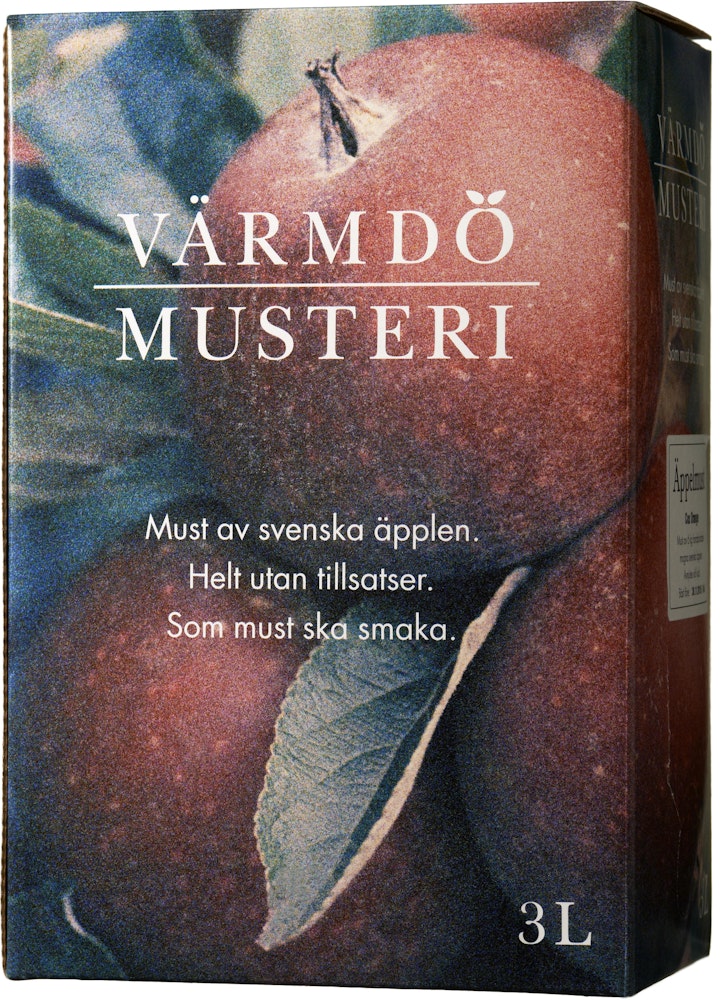 Tistelvind Äppelmust Svenska Äpplen Bag-in-box 3L Värmdö Musteri