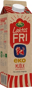 Arla Ko Standardmjölk Laktosfri 3% EKO/KRAV 1L Arla
