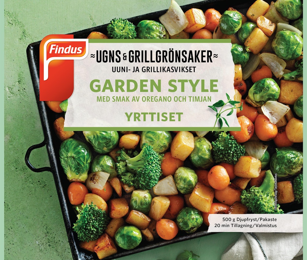 Findus Grönsaksmix Garden Style Frysta 500g Findus
