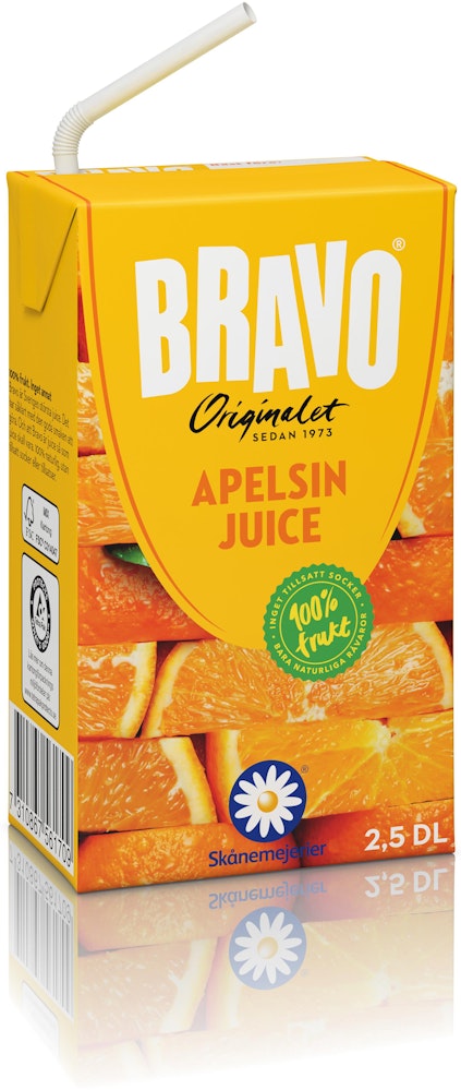 Bravo Juice Apelsin 250ml Bravo