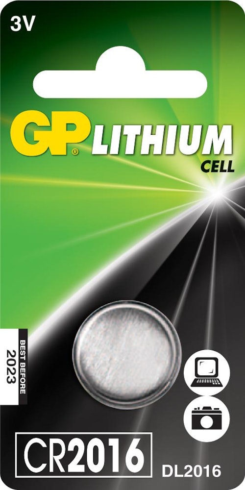 GP Batteries Button Cells CR2016 3V GP Batteries