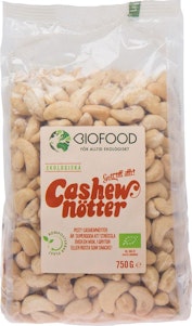 Biofood Cashewnötter EKO Bio food