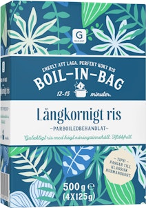 Garant Ris Långkorn Boil-in-Bag 4x