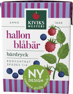 Kiviks Bärdryck Hallon & Blåbär 2dl Kiviks