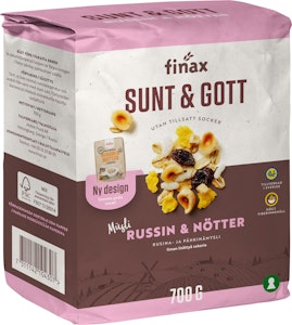 Finax Sunt&Gott Russin&Nöt 700g Finax