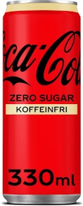 Coca-Cola Zero Sugar Koffeinfri 33cl