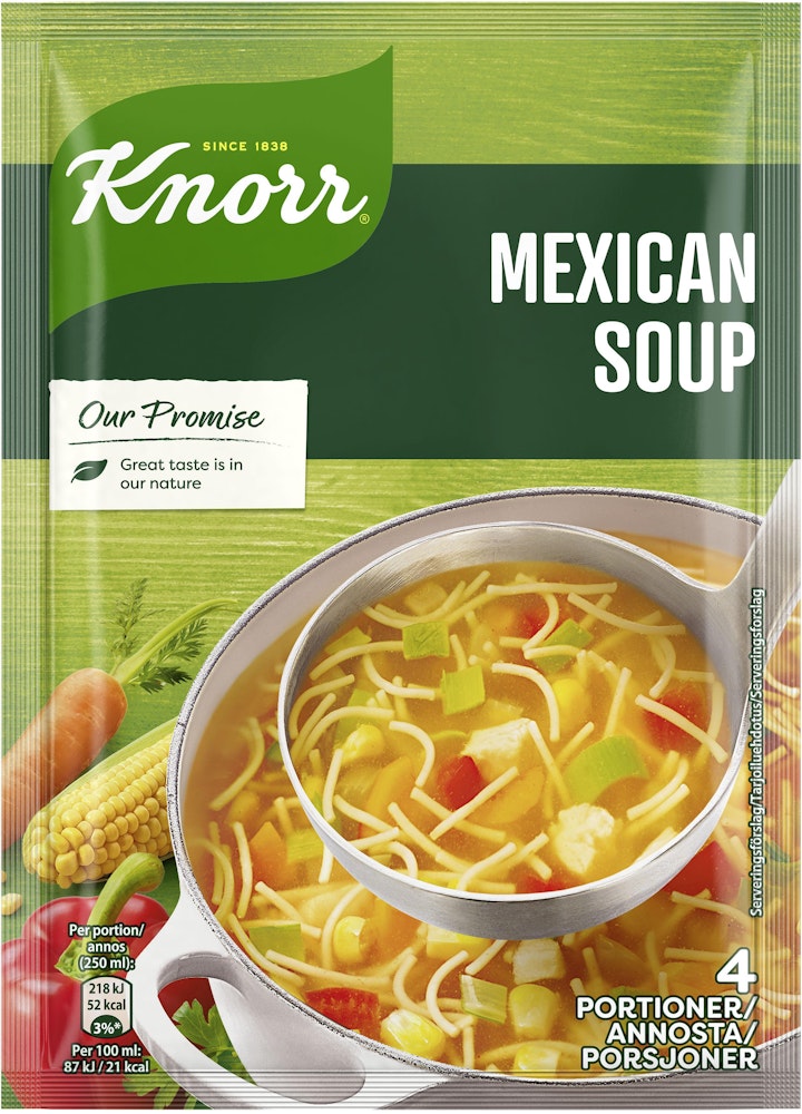Knorr Mexicansoppa 4-port Knorr