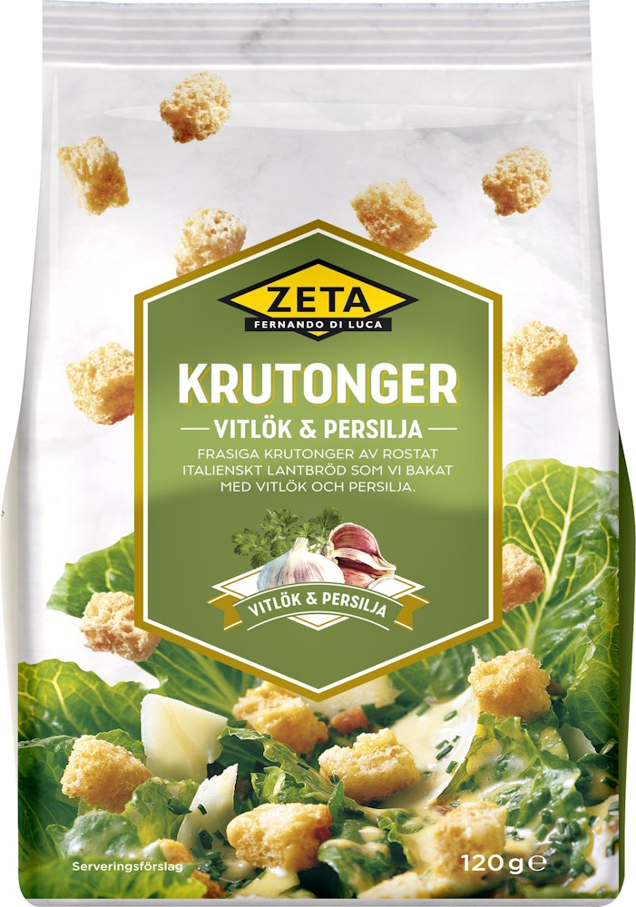 Zeta Krutonger Vitlök & Persilja Zeta