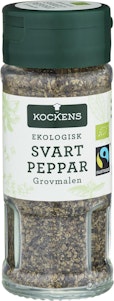 Kockens Svartpeppar Grovmalen EKO/Fairtrade 40g Kockens