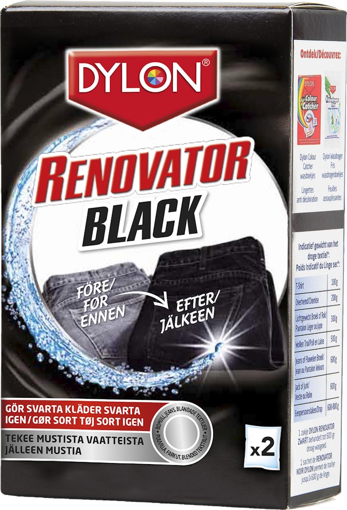 Dylon Tvättduk Black Renovator 2-p Dylon