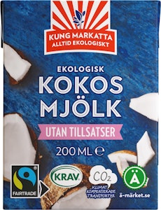 Kung Markatta Kokosmjölk EKO/KRAV/Fairtrade