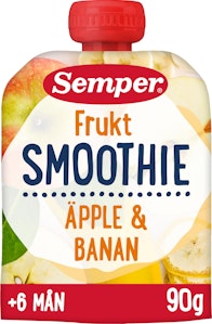 Semper Smoothie Äpple & Banan 6M 90g Semper