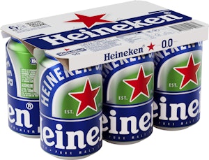 Heineken Öl Lager 0,0% 6x33cl Heineken