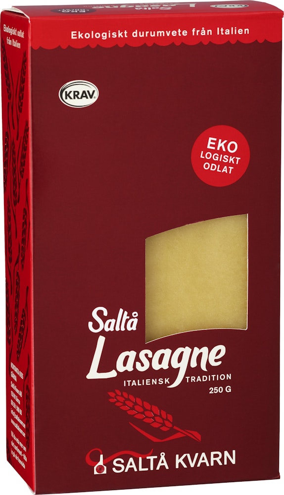 Saltå Kvarn Lasagne Plattor EKO/KRAV Saltå Kvarn