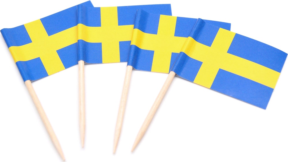 Partypack Svenska flaggor 20-p Partypack