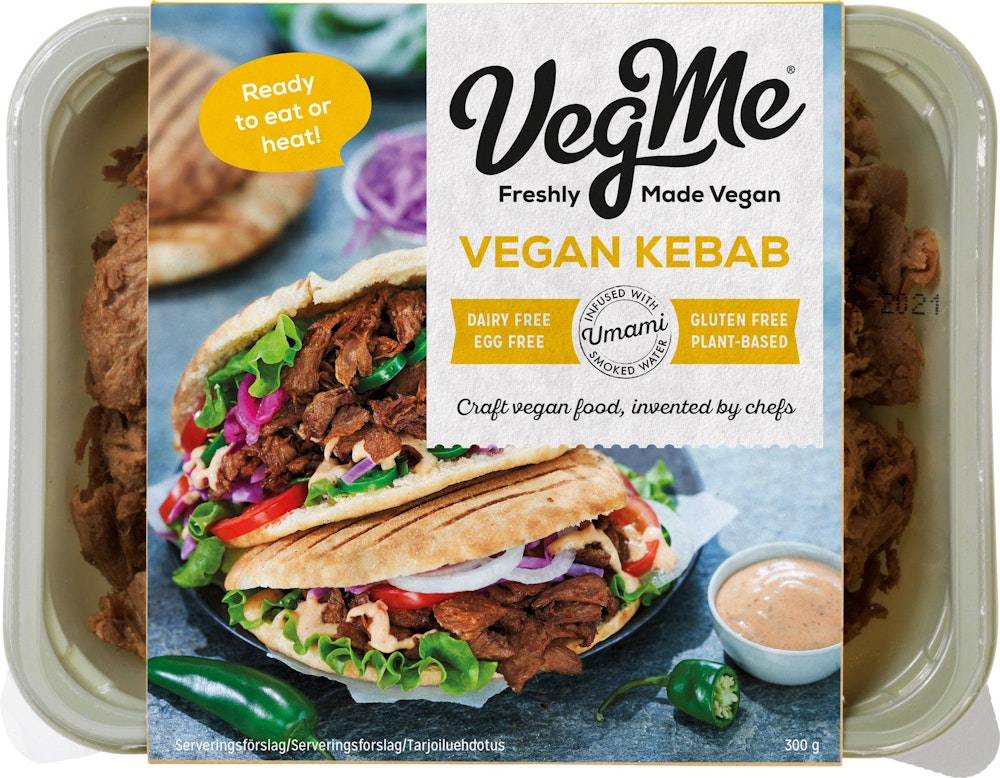 Vegme Kebab Vegansk Vegme