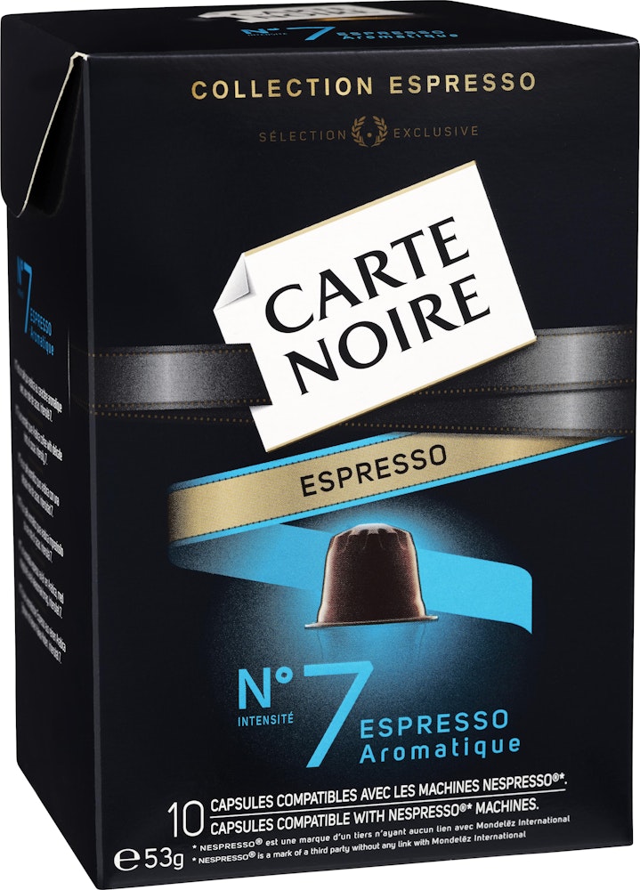 Carte Noire Kaffekapslar Espresso No 7 Aromatique 10-p Carte Noire