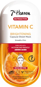 7th Heaven Ansiktsmask Vitamin C Brightening Sheet Mask 1-p 7th Heaven