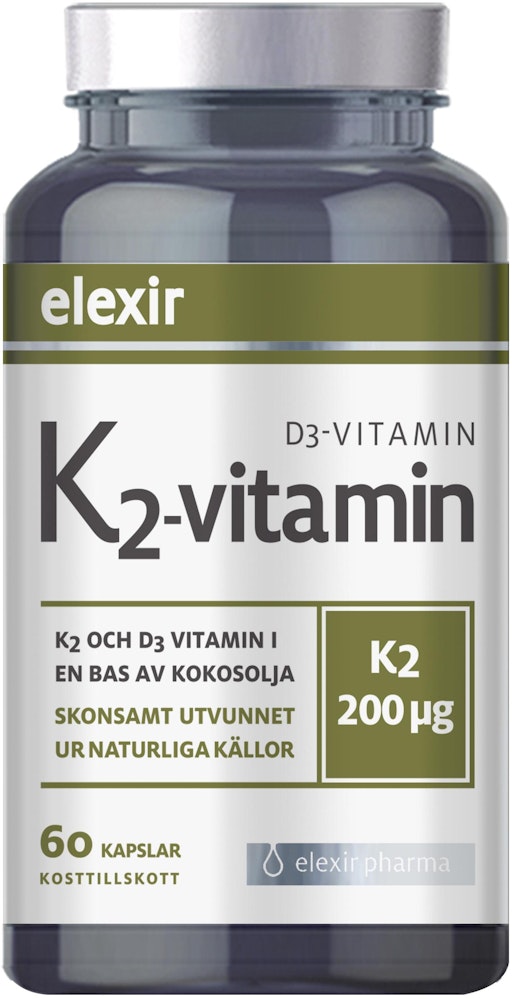 Elexir Pharma Elexir K2+D3 200mcg 60-p Elexir Pharma