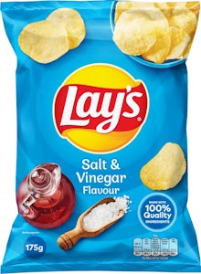 Lay's Chips Salt & Vinegar 175g Lay's