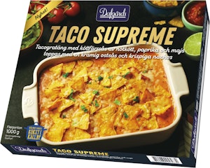 Dafgårds Taco Supreme Fryst 1kg Dafgårds