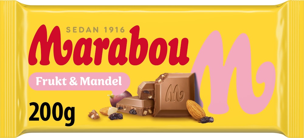 Marabou Chokladkaka Frukt & Mandel