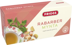 Friggs Te Rabarber & Mynta 20-p Friggs