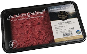 Smak av Gotland Högrevsfärs med Oxbringa 20% 500g Smak av Gotland